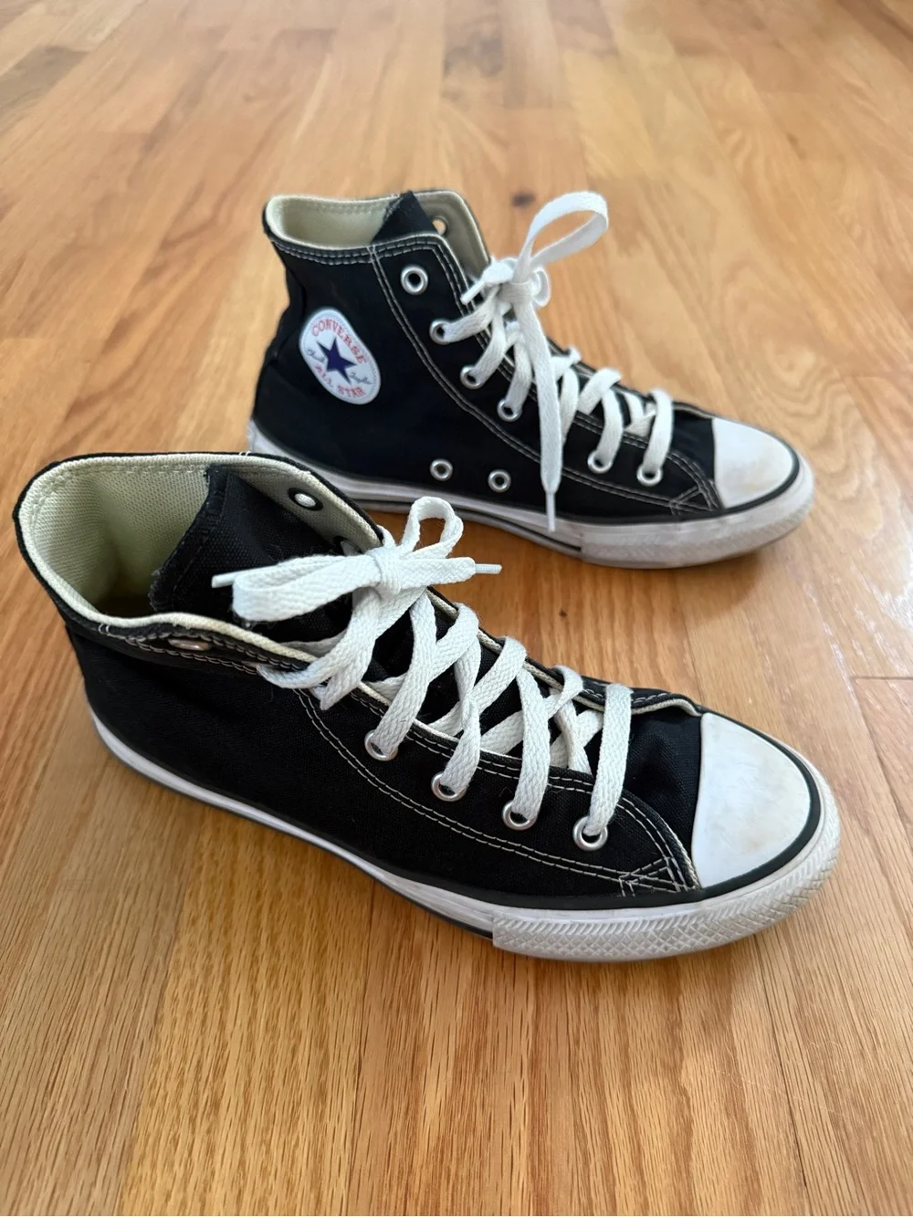 Converse Chuck Taylor All Star High Top Black Unisex Sneakers, Youth Size 3